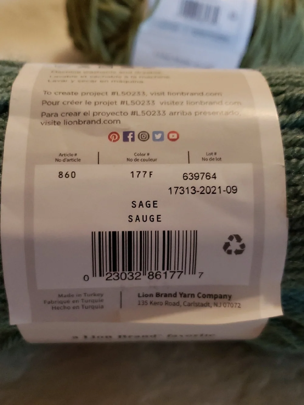 Vanna's Choice Soft Acrylic Yarn Skeins - Greens & Yellow